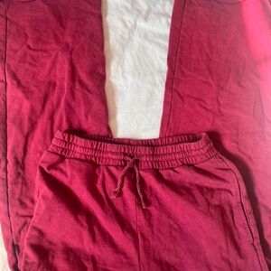 Red Jogger Pants